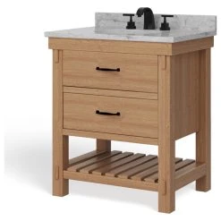 MOD Bosque Bath Vanity, Driftwood, 30", Single Sink, Undermount, Freestanding -Kraus Shop 5f51f25203acfe53 7403 w800 h800 b1 p0