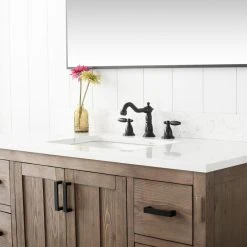 Urban Furnishing Harvey Farmhouse Bathroom Sink Vanity Brown Spruce, 48" -Kraus Shop 60c1fa4d016a7446 5307 w800 h800 b0 p0