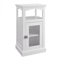 Linon Home Decor Products Scarsdale Demi Cabinet White