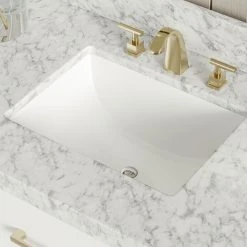 MOD Arcadia Bath Vanity, White, 48", Gold Hardware, Single, Freestanding -Kraus Shop 6381b315034728e3 2019 w800 h800 b0 p0
