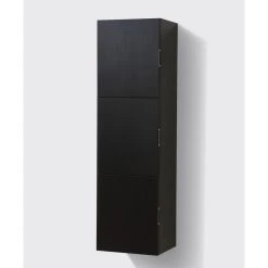 KUBEBATH Bliss 18"W X 59"H Linen Side Cabinet, 3 Doors, Gray Oak Finish, Black 8 KUBEBATH Bliss 18"W X 59"H Linen Side Cabinet, 3 Doors, Gray Oak Finish, Black -Kraus Shop 658167630dbf9f9c 4550 w800 h800 b0 p0