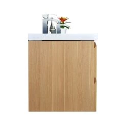 Bathroom Vanity Wholesale INC. MOB 72" Double Sink Wall Mounted Vanity With Acrylic Sink, White Oak -Kraus Shop 66912b4e00a0a0c8 4134 w800 h800 b1 p0