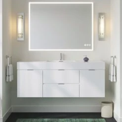 MOD Boutique Bath Vanity, High Gloss White, 60", Single Sink, Wall Mount -Kraus Shop 67c1234903ae070a 9767 w800 h800 b0 p0