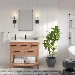 MOD Adal Bath Vanity, Weathered Brown, 36", Single Sink, Freestanding -Kraus Shop 68c1b63c03ad07a8 2948 w800 h800 b0 p0