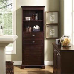 Crosley Lydia Contemporary Linen Cabinet In Espresso -Kraus Shop 6a0104e20f2e2f04 5538 w800 h800 b0 p0