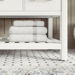 MOD Arcadia Bath Vanity, White, 48", Gold Hardware, Single, Freestanding -Kraus Shop 6c719950034728e6 2019 w800 h800 b0 p0