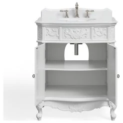 MOD The Bloomdale Bathroom Vanity, Single Sink, 30", White, Freestanding -Kraus Shop 6dc16dcf03d99197 3189 w800 h800 b1 p0