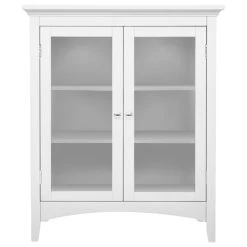 Versanora Wooden Bathroom Floor Cabinet Storage Shelves