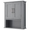 Versanora Wooden Bathroom Wall Cabinet Open Shelf Grey -Kraus Shop 7061d5b101a09ffb 9500 w800 h800 b1 p0