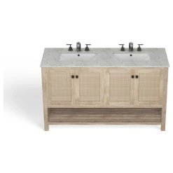 MOD The Kerry Bathroom Vanity, Double Sink, 60", Natural, Freestanding -Kraus Shop 72312b2b03d99bf5 7519 w800 h800 b1 p0