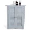 Costway Corner Storage Cabinet Freestanding Floor Cabinet Bathroom W/ Shutter Door Grey 1 Costway Corner Storage Cabinet Freestanding Floor Cabinet Bathroom W/ Shutter Door Grey -Kraus Shop 7311544a0142beb9 2122 w800 h800 b1 p0