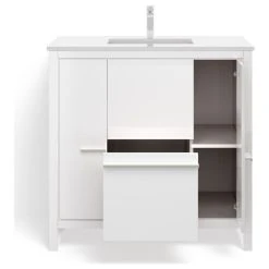 MOD Esconde Bath Vanity, High Gloss White, 36", Single Sink, Freestanding -Kraus Shop 73e1ec4403c7437a 8155 w800 h800 b1 p0