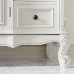 MOD Margaret Bath Vanity, White, 48", Single Sink, With Mirror, Freestanding -Kraus Shop 7401f00203d990ce 8306 w800 h800 b0 p0