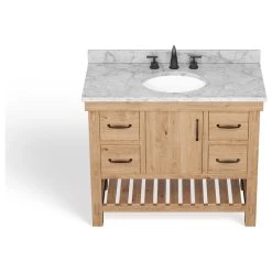 MOD Bosque Bath Vanity, Driftwood, 42", Single Sink, Undermount, Freestanding -Kraus Shop 74315e42034728a8 9857 w800 h800 b1 p0