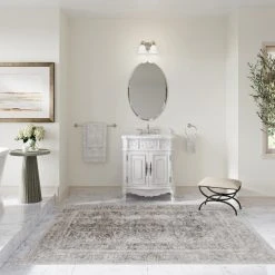 MOD The Bloomdale Bathroom Vanity, Single Sink, 30", White, Freestanding -Kraus Shop 7451a83f03d9910e 3189 w800 h800 b0 p0