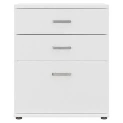 Bush Business Furniture Universal Laundry Room Cabinet With Drawers In White - Engineered Wood