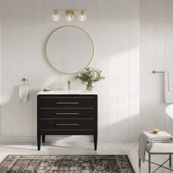 MOD Celios Bathroom Vanity, Single Sink, 36", Black With Brass Trim, Freestanding 17 MOD Celios Bathroom Vanity, Single Sink, 36", Black With Brass Trim, Freestanding -Kraus Shop 7581d78003d056fe 8460 w800 h800 b0 p0