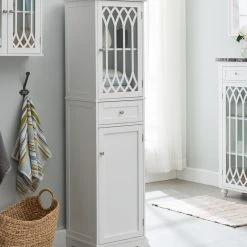 Pilaster Design Helsinki Freestanding Bathroom Storage Tower Organizer With Cabinets 7 Pilaster Design Helsinki Freestanding Bathroom Storage Tower Organizer With Cabinets -Kraus Shop 7581f5540bf3617e 6873 w800 h800 b0 p0