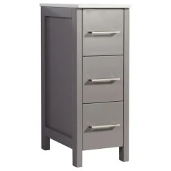 Vanity Art LLC Vanity Art Vanity Cabinet, 12", Gray -Kraus Shop 7601355601968682 4943 w800 h800 b1 p0