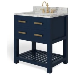 MOD The Nile Bathroom Vanity, Single Sink, 30", Monarch Blue, Freestanding -Kraus Shop 7711fa7003d9a4a3 8127 w800 h800 b1 p0