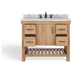 MOD Bosque Bath Vanity, Driftwood, 42", Single Sink, Undermount, Freestanding -Kraus Shop 7731619f034728a5 9857 w800 h800 b1 p0