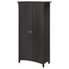 Bush Industries Salinas Bathroom Storage Cabinet With Doors, Black 2 Bush Industries Salinas Bathroom Storage Cabinet With Doors, Black -Kraus Shop 7991dd2a0d3ee629 4015 w800 h800 b1 p0