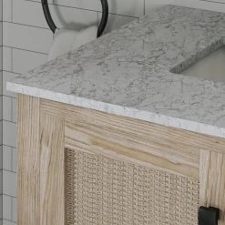 MOD The Kerry Bathroom Vanity, Double Sink, 60", Natural, Freestanding -Kraus Shop 79b1c25003d99bb9 7519 w800 h800 b0 p0