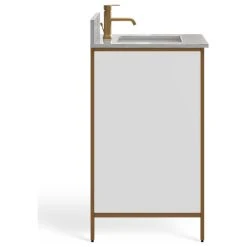 MOD The Everleigh Bathroom Vanity, Single Sink, 24", White, Freestanding -Kraus Shop 7aa1188903c886b2 6407 w800 h800 b1 p0