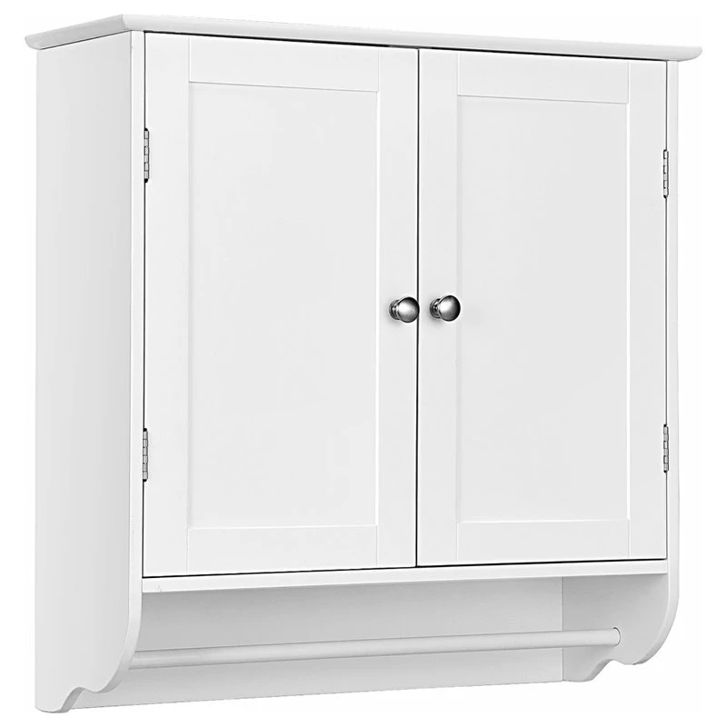 Costway Wall Mounted Bathroom Medicine Cabinet Storage Cupboard W/ Towel Bar 3 Costway Wall Mounted Bathroom Medicine Cabinet Storage Cupboard W/ Towel Bar