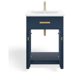 MOD Savoy Bath Vanity, Single Sink, 24", Blue, Freestanding, Mirror 26 MOD Savoy Bath Vanity, Single Sink, 24", Blue, Freestanding, Mirror -Kraus Shop 7f318cb903d9a4cc 8151 w800 h800 b1 p0