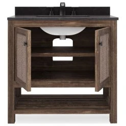 MOD Dale Bath Vanity, Single Sink, 36", Rustic Brown, Freestanding -Kraus Shop 81518c1203d0449b 6146 w800 h800 b1 p0