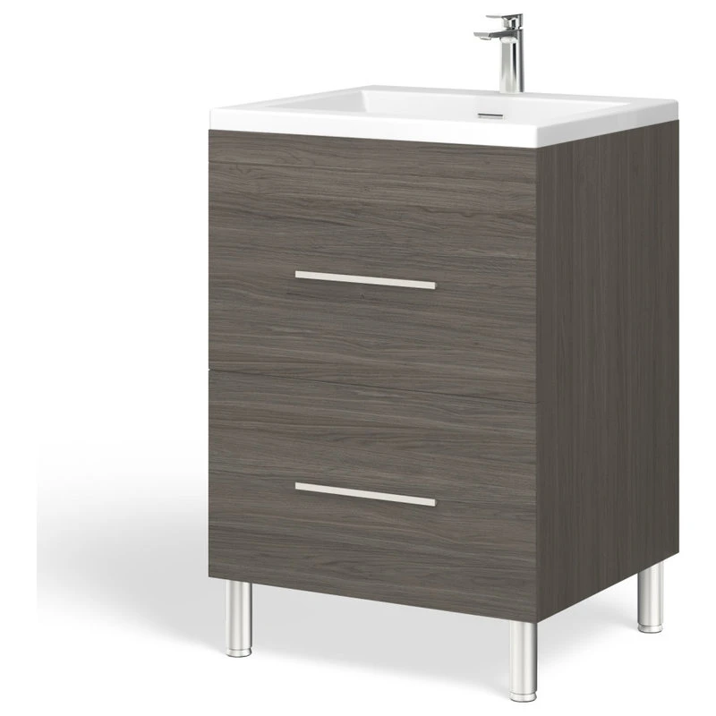 MOD The Mendocino Bathroom Vanity, Gray, 24", Single Sink, Freestanding 12 MOD The Mendocino Bathroom Vanity, Gray, 24", Single Sink, Freestanding - Image 10