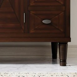 MOD The Woodard Bathroom Vanity, Single Sink, 48", Brown, Freestanding -Kraus Shop 8441ae5203d991b9 3393 w800 h800 b0 p0