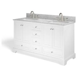 MOD Cascade Bath Vanity, White, 60", Brushed Nickel Hardware, Double, Freestanding 24 MOD Cascade Bath Vanity, White, 60", Brushed Nickel Hardware, Double, Freestanding -Kraus Shop 8481734303472e8b 7155 w800 h800 b1 p0