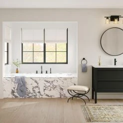 MOD The Shiloh Bathroom Vanity, Single Sink, 48", Charcoal Oak, Freestanding -Kraus Shop 84a1a72603c7443a 3858 w800 h800 b0 p0