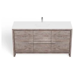 MOD Esconde Bath Vanity, Natural Wood, 60", Single Sink, Freestanding -Kraus Shop 8601aae103c75a92 8160 w800 h800 b1 p0