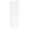 KUBEBATH 18" Wide By 59" High Linen Side Cabinet With Three Doors, Gloss White Finish -Kraus Shop 867137c90bce3df0 4530 w800 h800 b1 p0