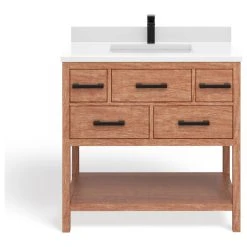 MOD Adal Bath Vanity, Weathered Brown, 36", Single Sink, Freestanding -Kraus Shop 86a19ff403ad07af 2948 w800 h800 b1 p0