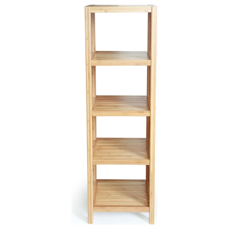 ToiletTree Products ToiletTree Deluxe Bamboo Freestanding Shelf, 5-Tier 7 ToiletTree Products ToiletTree Deluxe Bamboo Freestanding Shelf, 5-Tier - Image 5