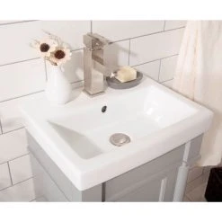 Legion Furniture Evarly Single-Sink Vanity, Gray, 18" -Kraus Shop 8941ed2700ba8a27 8043 w800 h800 b0 p0