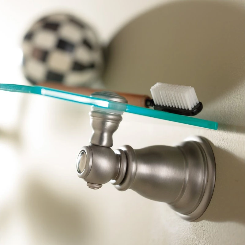 Moen Kingsley Brushed Nickel Vanity Shelf YB5490BN 4 Moen Kingsley Brushed Nickel Vanity Shelf YB5490BN - Image 2