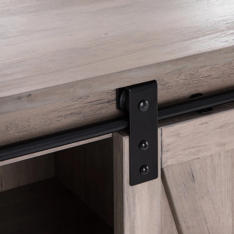 Landia Home Bathroom Storage Cabinet With Sliding Barn Door 6 Landia Home Bathroom Storage Cabinet With Sliding Barn Door - Image 4