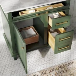 MOD The Joyce Bathroom Vanity, Single Sink, 36", Vogue Green, Freestanding -Kraus Shop 8cc166ad03ddac0d 2252 w800 h800 b0 p0