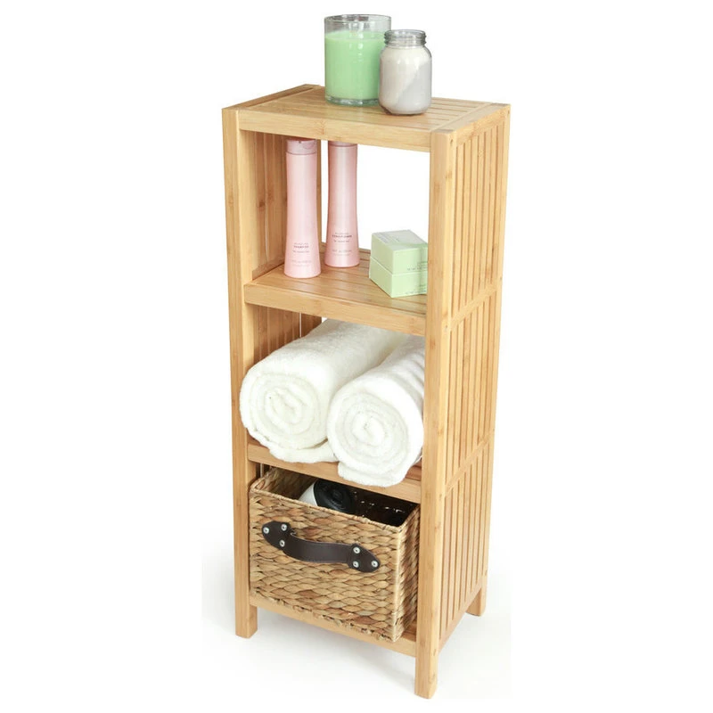 ToiletTree Products ToiletTree Deluxe Bamboo Freestanding Shelf, 4-Tier 5 ToiletTree Products ToiletTree Deluxe Bamboo Freestanding Shelf, 4-Tier - Image 3