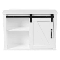 Luxen Home LuxenHome Farmhouse White MDF Wood Bathroom Wall Cabinet -Kraus Shop 8e819fa20f741bda 3891 w800 h800 b1 p0