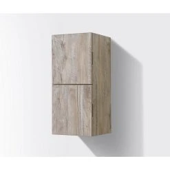 KUBEBATH Bliss 12"W X 24"H Linen Side Cabinet, 2 Doors, Nature Wood Finish, Nature Wood -Kraus Shop 8e81aa0f0dbf9e19 0916 w800 h800 b0 p0