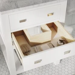 MOD The Nile Bathroom Vanity, Single Sink, 24", Pure White, Freestanding -Kraus Shop 8f81647f03d9a496 8123 w800 h800 b0 p0