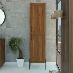 RST Brands Svedin Tall Bathroom Cabinet, Mahogany -Kraus Shop 90513bec0fc55bdd 9268 w800 h800 b0 p0