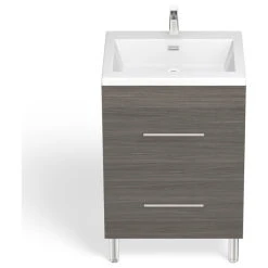 MOD The Mendocino Bathroom Vanity, Gray, 24", Single Sink, Freestanding 27 MOD The Mendocino Bathroom Vanity, Gray, 24", Single Sink, Freestanding -Kraus Shop 90c1b15703da90c4 8625 w800 h800 b1 p0