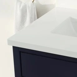 MOD The Wimberley Bathroom Vanity, Double Sink, 60", Navy Blue, Freestanding -Kraus Shop 9101cefb03d99144 3173 w800 h800 b0 p0